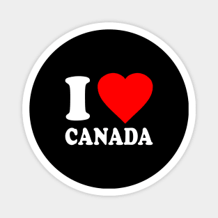 I Love Canada Magnet